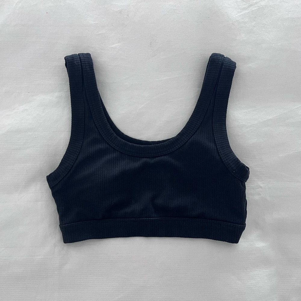 Alo Yoga Wellness Bra Black Size S Small In Good Used Condition - Picture 5 of 6